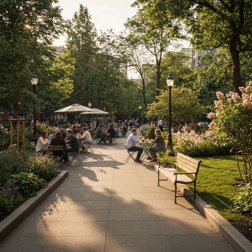 Måltid i urban utomhusmiljö